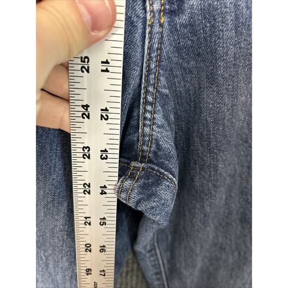 Cinch Men's Green Label Rigid Dark Stone Jeans Size 38 Blue Western Relaxed - Picture 7 of 10